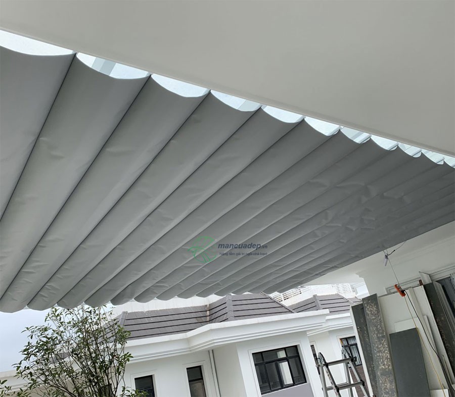 Rèm trần che mái kính bền đẹp - Màn Cửa Đẹp