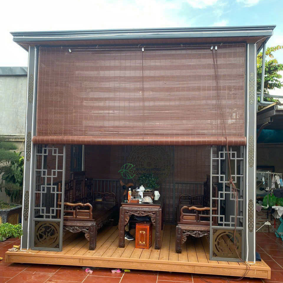 Rèm tre ngoài trời - Màn Cửa Đẹp